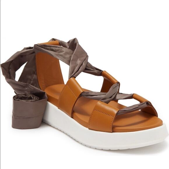 Voile Blanche aria vitello lace up leather lining sandal size EU 37 - Picture 2 of 10